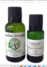 Sweet Orange Oil 1/2 oz